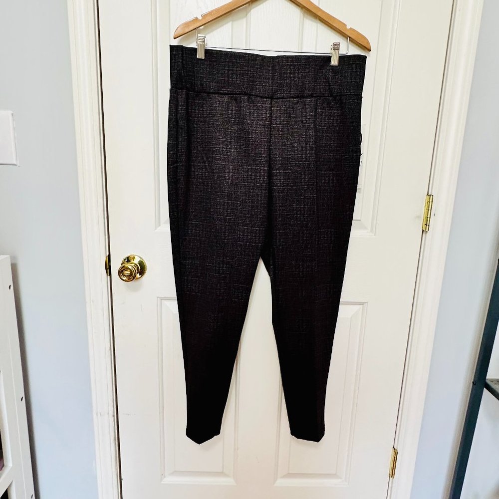 ZAC & RACHEL TWEED PRINTS FIGURE DEFINING DRESS PANTS